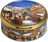 Copenhagen Market Square Butter Cookies Gift Tin