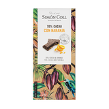Dark Chocolate with Orange Bar 70%