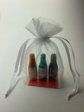 Chocolate Liquor Filled Bottles Assortment Gift Bag Pack of 3
