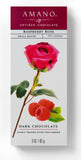 Artisan dark chocolate 55%. Fair Trade. Brand: Amano, USA.