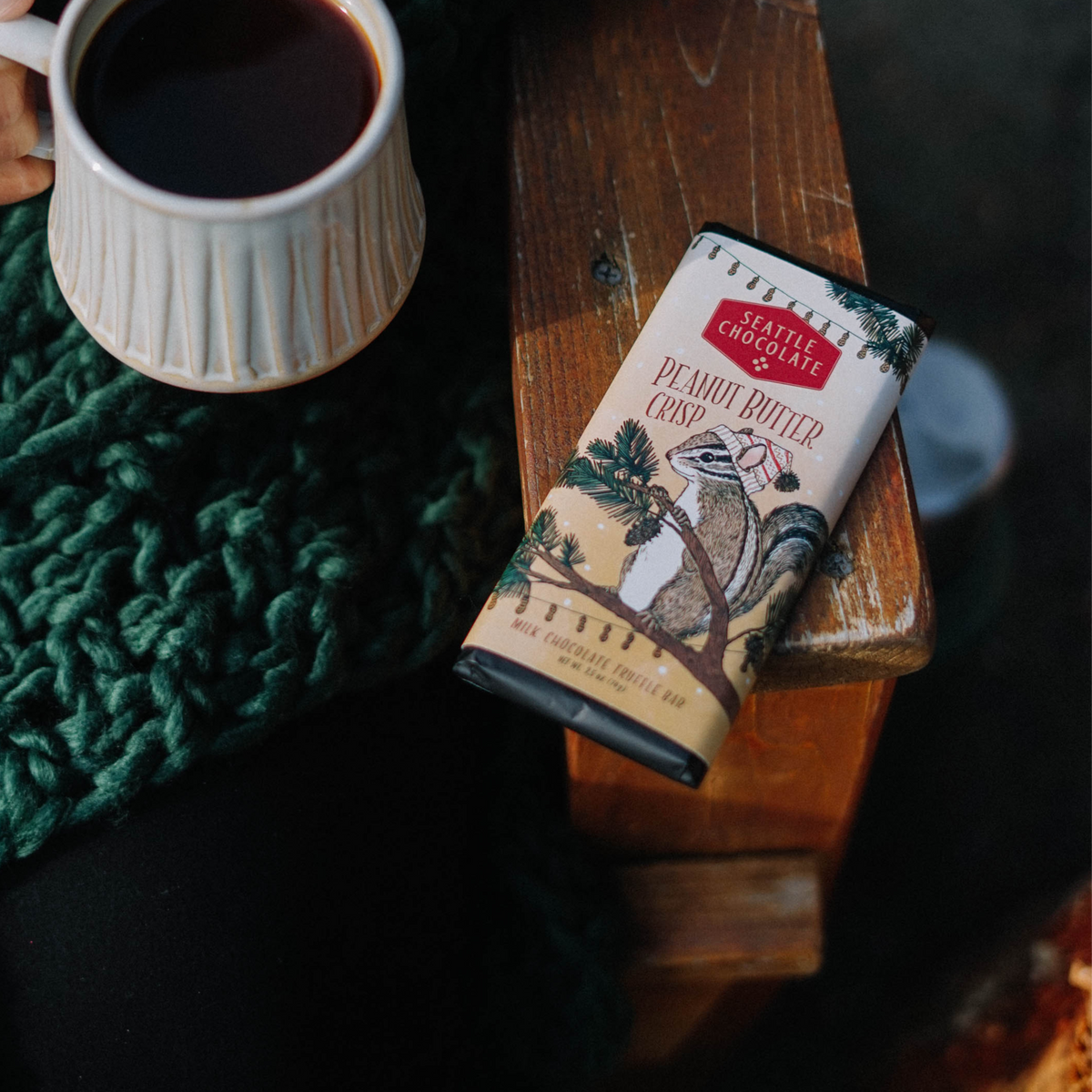 Peanut Butter Crisp Milk Chocolate Truffle Bar Sweet Cloud Gifts