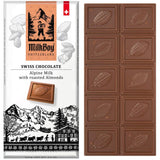 Finest Alpine 33% Milk Chocolate With Roasted Almonds Bar
