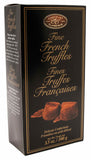 Dusted French truffles packed into a gift box. Brand: Chocolat Classique, Canada.