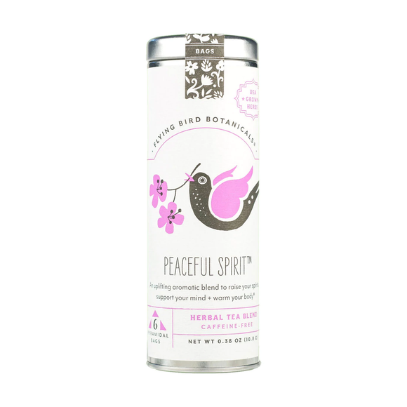 Peaceful Spirit - 6 Tea Bag Tin - Herbal Blend