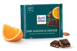 Dark Chocolate Peppermint Bar. Premium dark chocolate is filled with refreshing peppermint fondant. Brand: Ritter, Germany.