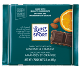Dark Chocolate Peppermint Bar. Premium dark chocolate is filled with refreshing peppermint fondant. Brand: Ritter, Germany.