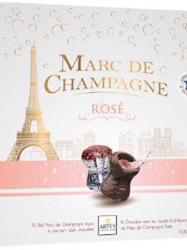 Mark De Champagne Rose Dark Chocolate Liquor-Filled Corks