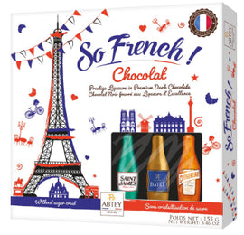 So French Dark Chocolate Liquor-Filled Bottles