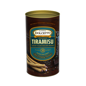 European Style Tiramisu Rolled Wafers Canister