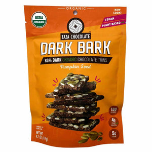 Organic 80% Pumpkin Seed Dark Chocolate Bark