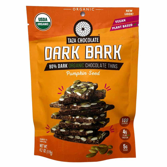 Organic 80% Pumpkin Seed Dark Chocolate Bark