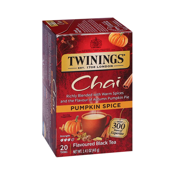 Pumpkin Spice Chai Black Tea (20 Bags)