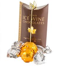 Milk Canadian Ice Wine Chocolates in Pillow Gift Box