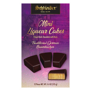Mini Dark Chocolate Liqueur Cakes With Rum