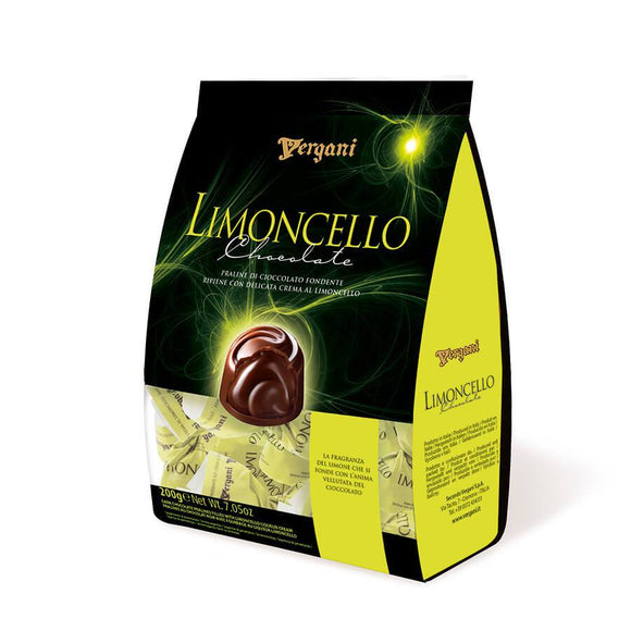 Limoncello Flavored Chocolates Window Gift Bag
