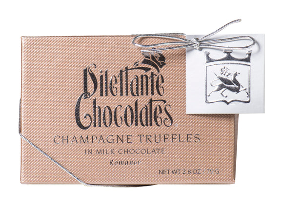 Champagne Truffles Specialty Gift Box - 6 Piece. Brand: Dilettante, USA.