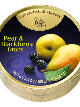 Pear & Blackberry Drops Tin