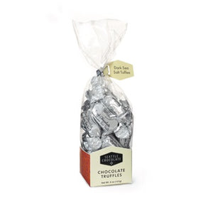 Dark Sea Salt Toffee Truffles Gourmet Gift Bag. Gluten-Free. Non-GMO. Kosher Dairy. Brand: Seattle Chocolate, USA.