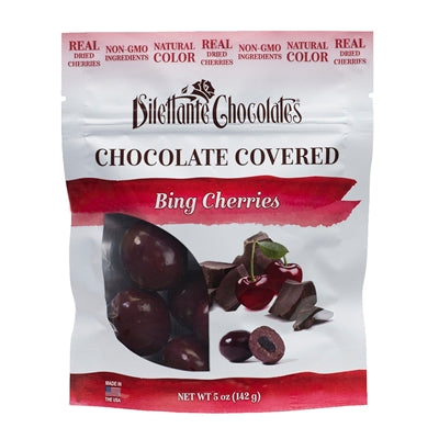 Milk Chocolate Bing Cherries Pouch Bag