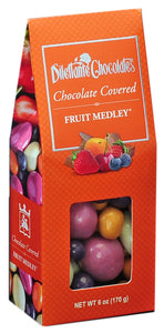 All Natural Panned Fruit Medley Gift Box. Non-GMO.  All natural. Brand: Dilettante, USA.