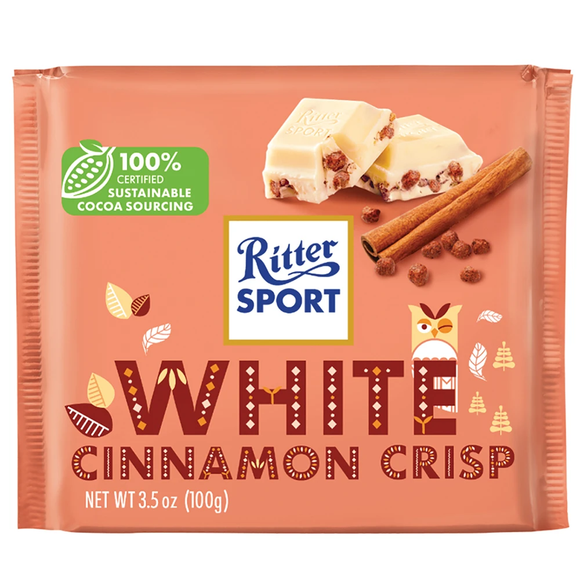 Winter Edition White Chocolate Cinnamon Crisp Bar