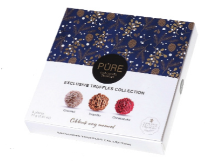 Exclusive Chocolate Truffles Collection 9 Piece Gift Box