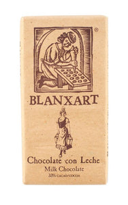Milk Chocolate Bar Leche 33%. Certified Organic. Brand: Blanxart, Spain.