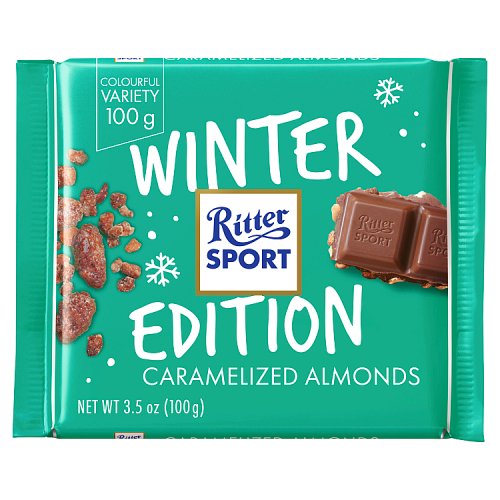 Winter Edition Caramelized Almonds Milk Chocolate Bar