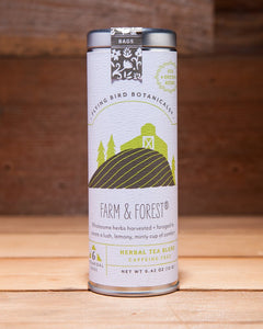 Farm & Forest  - 6 Tea Bag Tin - Herbal Blend