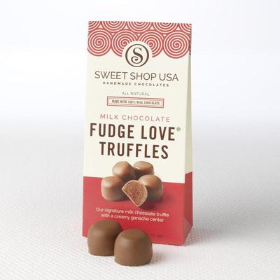 Fudge Love Milk Chocolate Truffles Tent Box