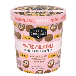 Malted Milk Ball Chocolate Truffles Pint