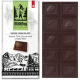 Finest 72% Dark Chocolate With Crispy Mint Bar