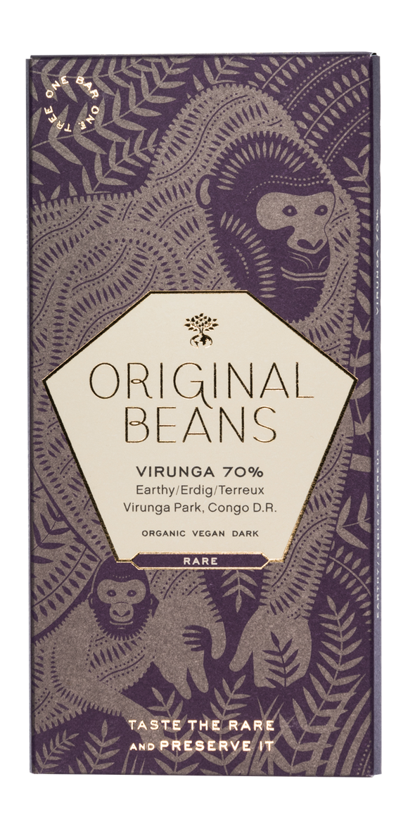 Virunga Organic Dark Chocolate Bar 70%