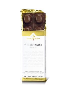 The Botanist Gin Milk Chocolate Liquor Bar