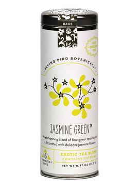 Jasmine Green - 6 Tea Bag Tin - Exotic Blend