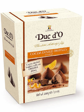 Cocoa Dusted Orange Chocolate Truffles Box