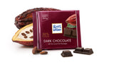 Dark Chocolate Bar 50%.Made with cocoa beans from Nicaragua and Papua New Guinea. Brand: Ritter, Germany.